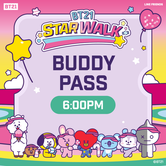 BT21 Star Walk Buddy of 2 Ticket (12 September 2026) - 6:00pm