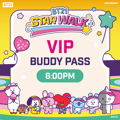 [VIP] BT21 Star Walk Buddy of 2 Ticket (12 September 2026) - 6:00pm