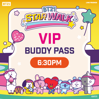 [VIP] BT21 Star Walk Buddy of 2 Ticket (12 September 2026) - 6:30pm