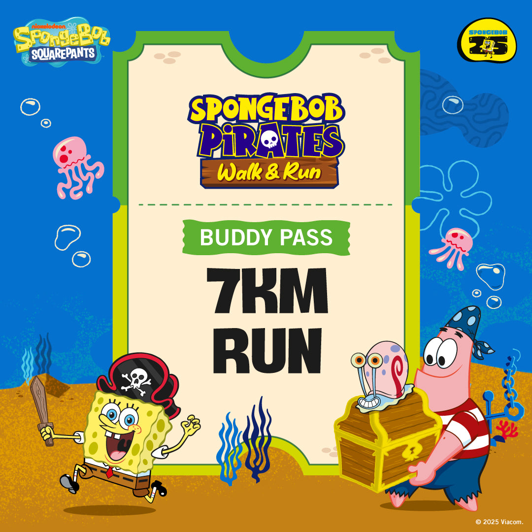 SpongeBob Pirate 7KM Run Buddy Bundle Ticket (26 April 2025)