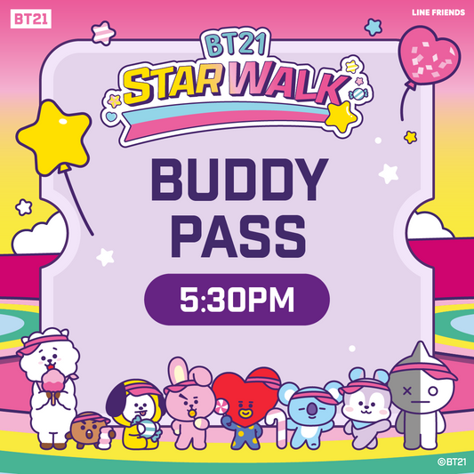 BT21 Star Walk Buddy of 2 Ticket (12 September 2026) - 5:30pm