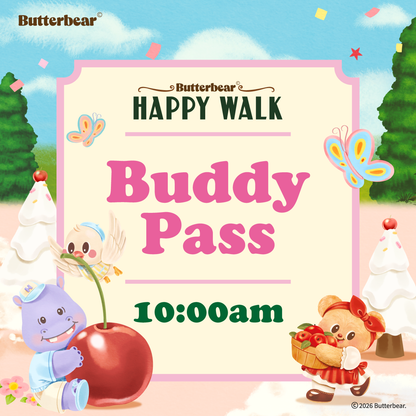 Butterbear Happy Walk Buddy of 2 Ticket (17 October 2026) - 10:00am