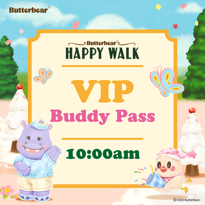[VIP] Butterbear Happy Walk Buddy of 2 Ticket (17 October 2026) - 10:00am
