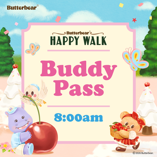 Butterbear Happy Walk Buddy of 2 Ticket (17 October 2026) - 8:00am