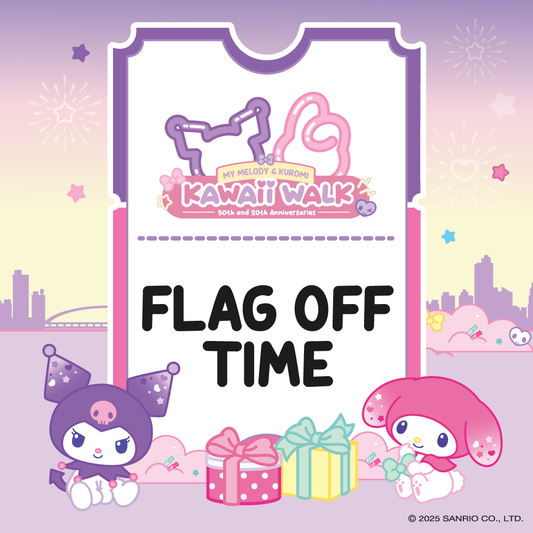My Melody & Kuromi Kawaii Walk Flag-off Timing (8:30am)