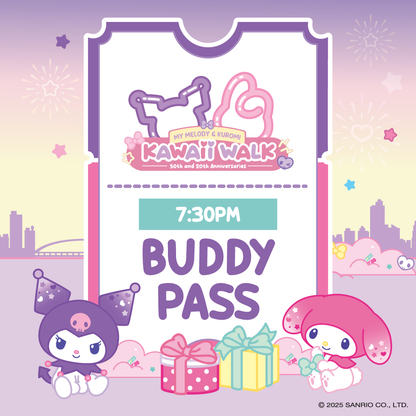 My Melody & Kuromi Kawaii Walk Buddy of 2 Ticket (20 September 2025) - 7:30pm