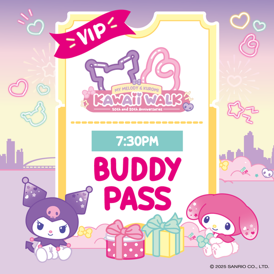 [VIP] My Melody & Kuromi Kawaii Walk Buddy of 2 Ticket (20 September 2025) - 7:30pm