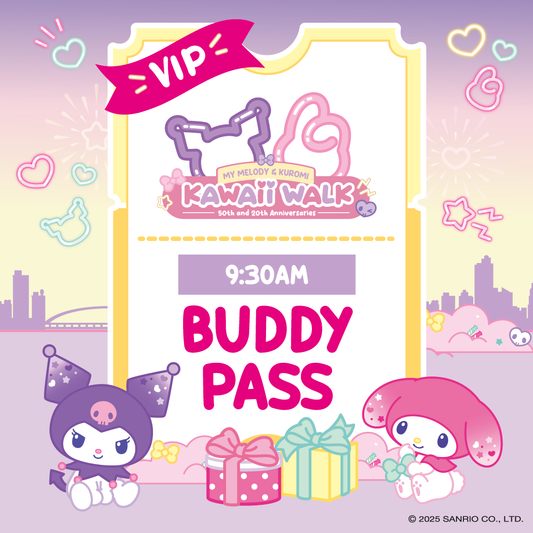 [VIP] My Melody & Kuromi Kawaii Walk Buddy of 2 Ticket (20 September 2025) - 9:30am