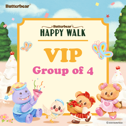 [VIP] Butterbear Happy Walk 2026 Group of 4 Ticket (17 October 2026)