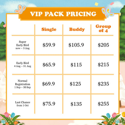 [VIP] Butterbear Happy Walk 2026 Ticket (17 October 2026)