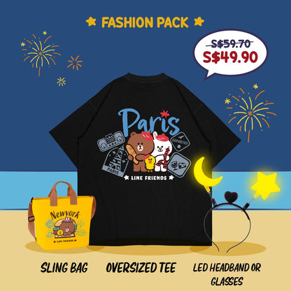 LINE FRIENDS FASHION PACK PACK